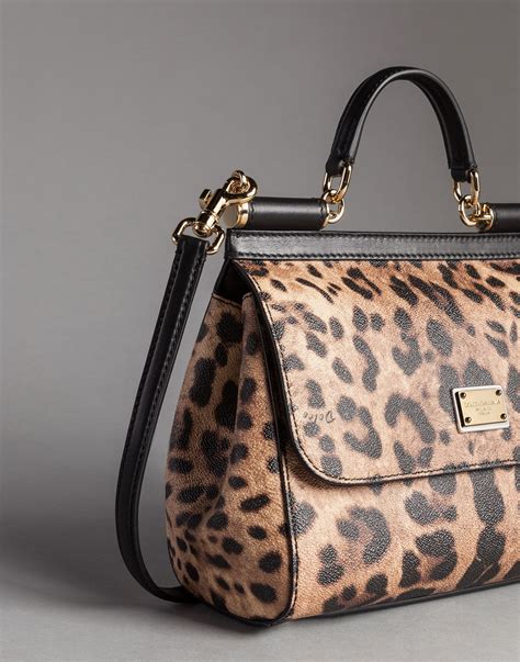 dolce gabbana sicily leopard bag|dolce and gabbana makeup bag.